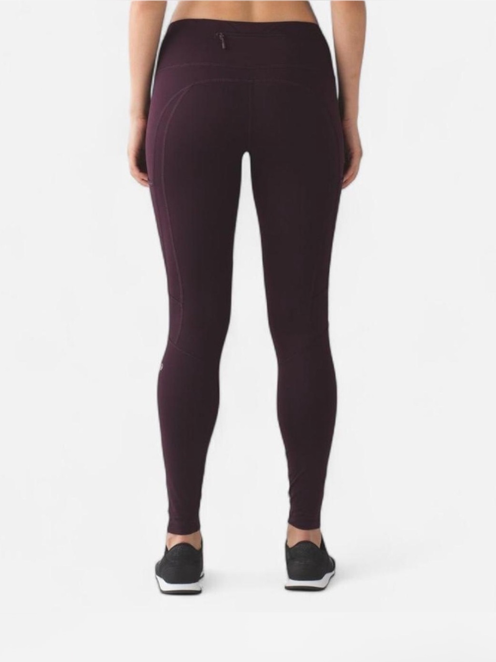 Lululemon Wunder Under High-Rise Fleece Lined Tight Black Cherry 4